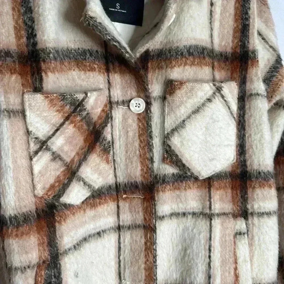 Hollister Plaid  jacket size small (oversized) - Picture 2 of 5